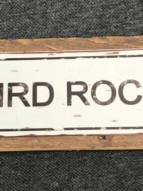 Rustic Bird Rock Vintage Wooden San Diego Wall 13 inch x 5 inch Sign